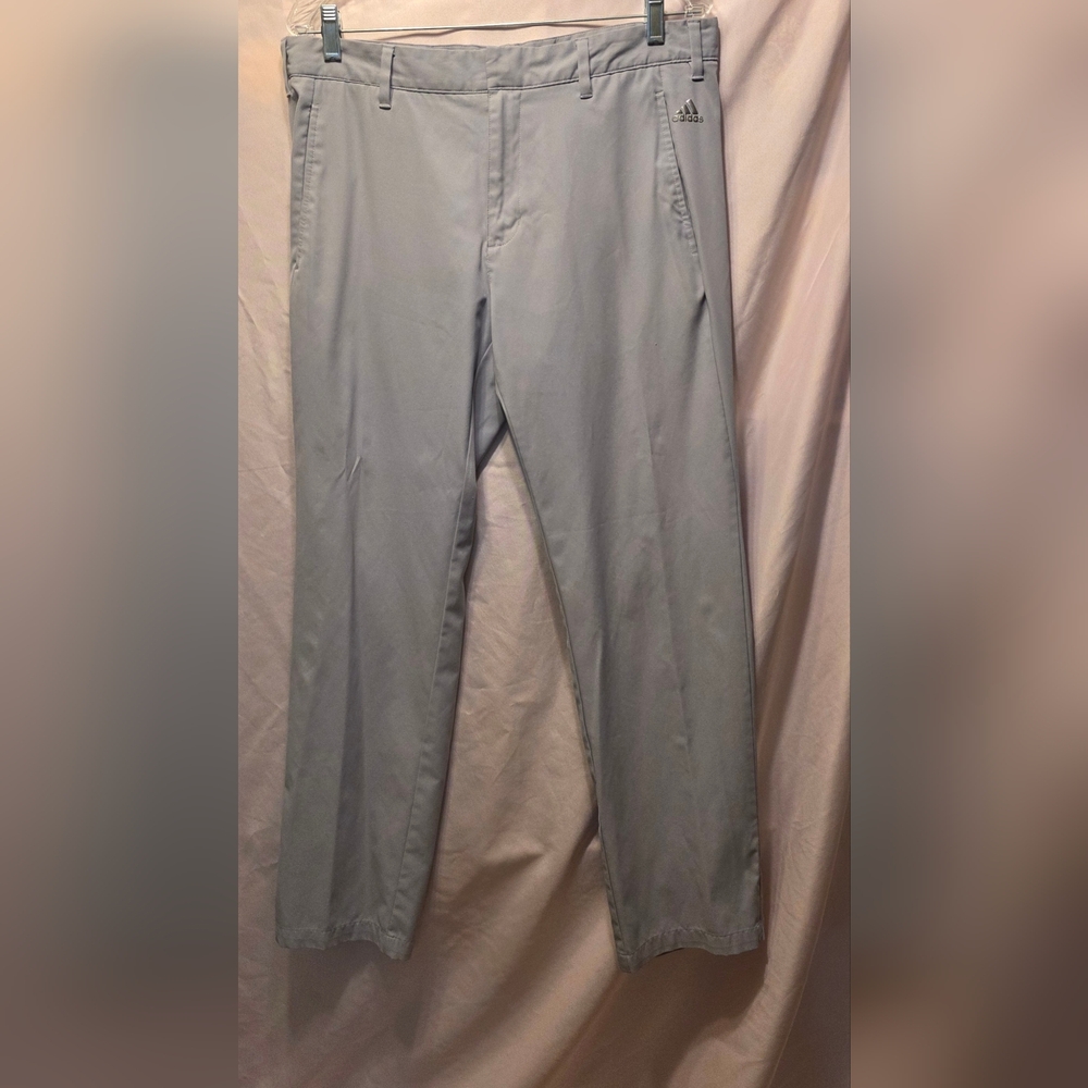 Men's Adidas 34x32 Gray Dress Pants (Matt #33)
